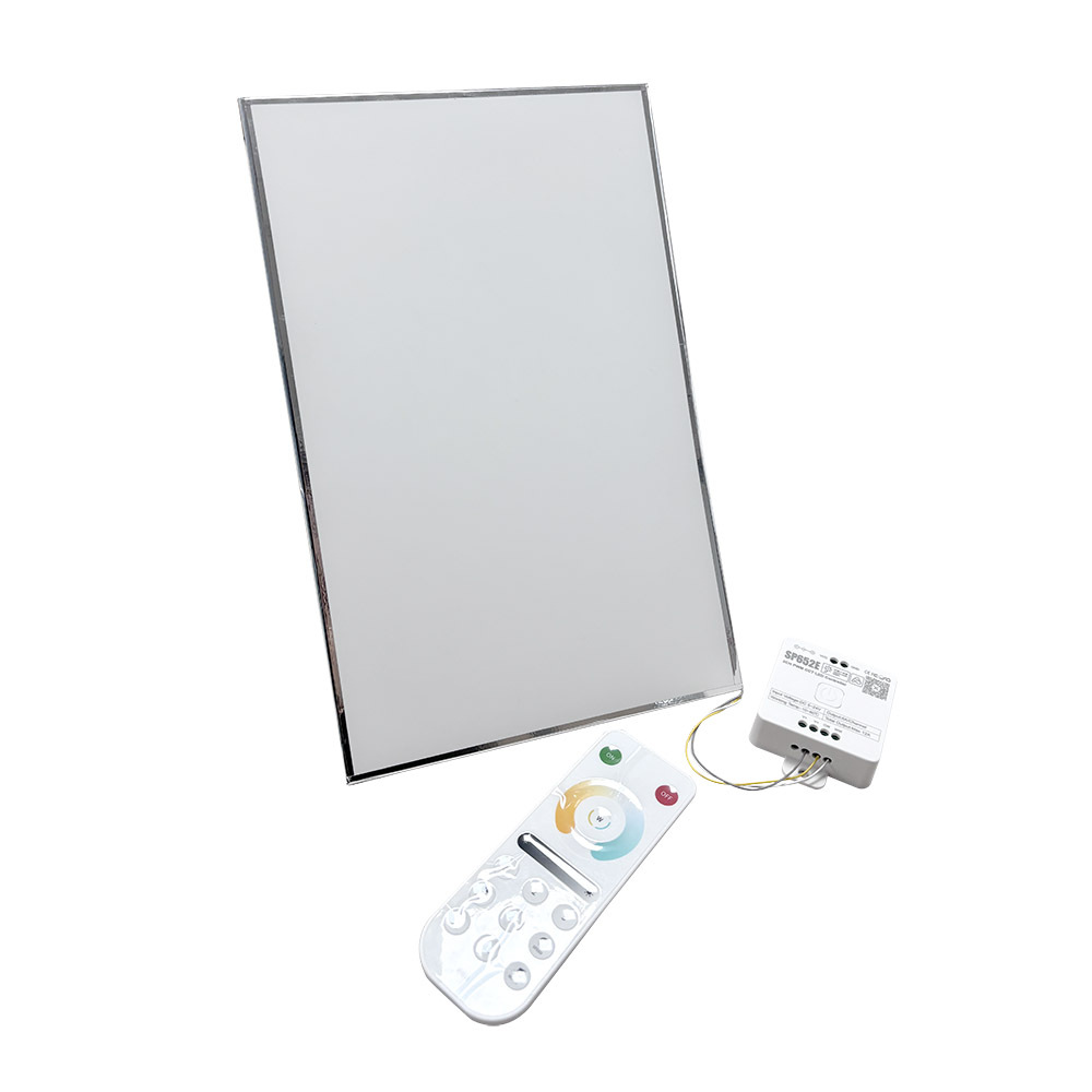 Intelligent Control Light Guide Panel Lamp Embedded Household Full Spectrum Led Three-Color Switching Temperature Control Anti-Blue Light Reflector