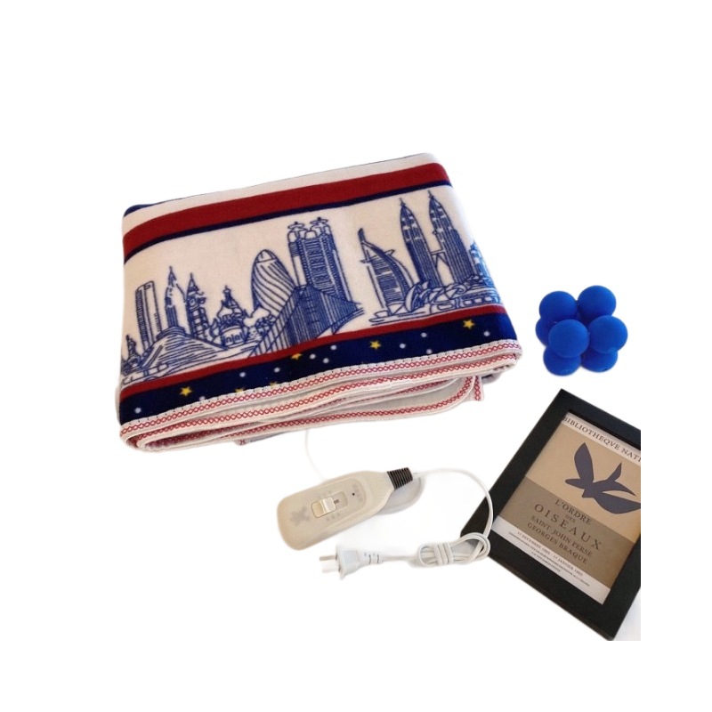 (Aa Exclusive) Red Bean Electric Blanket Single and Double Temperature Control Plus Safety Smart Winter Home Student Dormitory