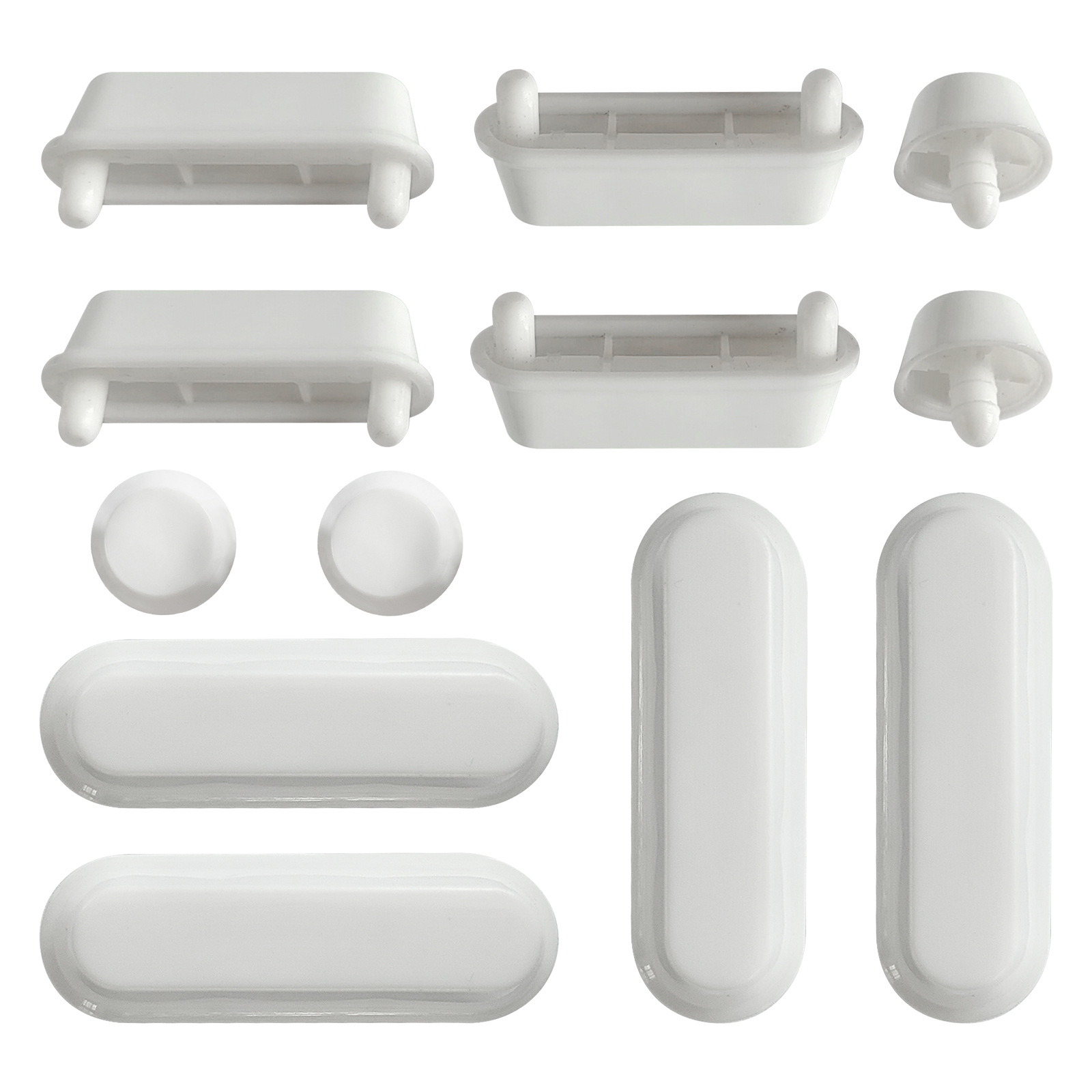 Toilet Seat Foot Pad Toilet Seat Cushion Pad Shock-Absorbing Silent Rubber Pad Toilet Seat Accessories Anti-Slip Pad