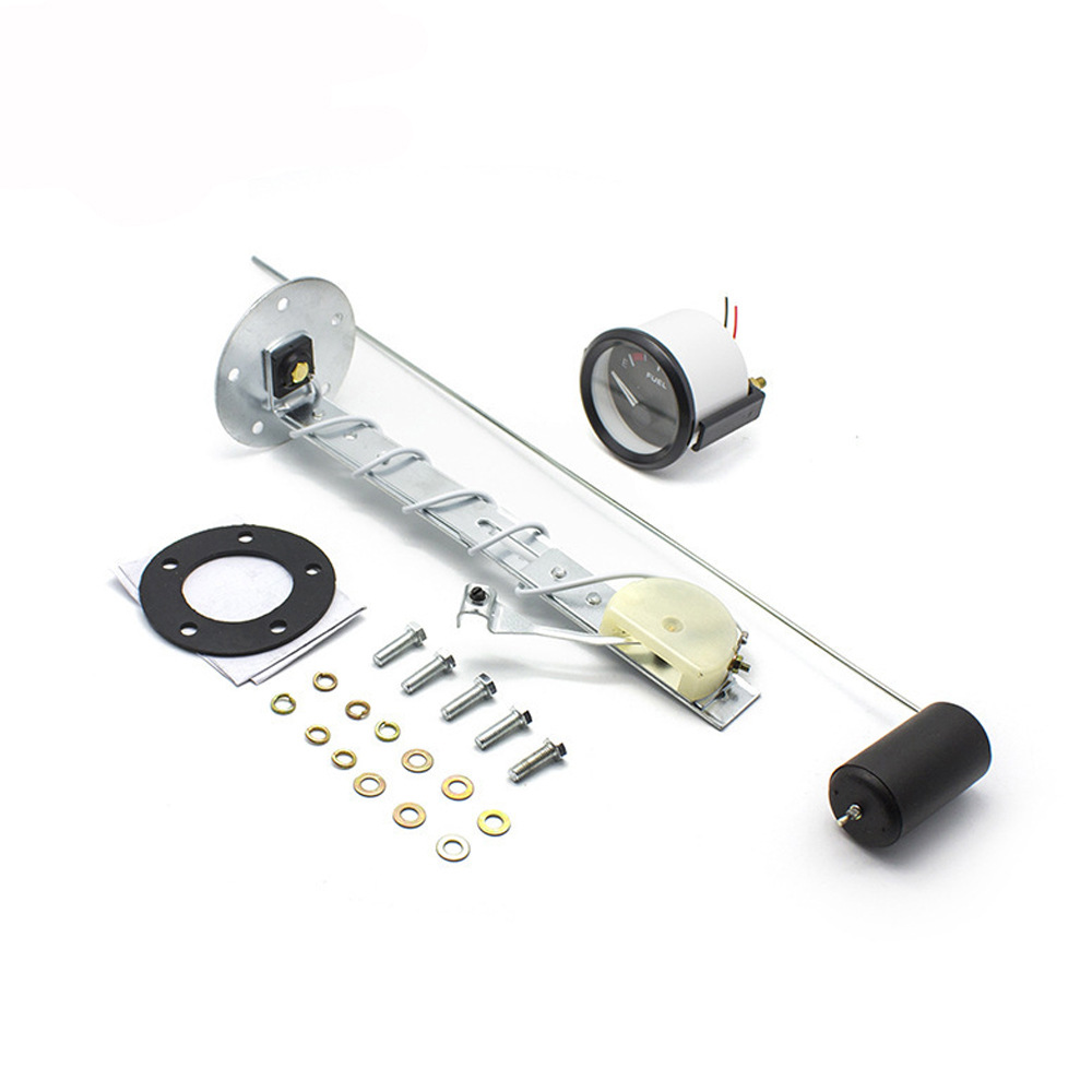 Hot Sale car instrument oil gauge 12v indicator light oil level gauge car instrument with oil float Universal