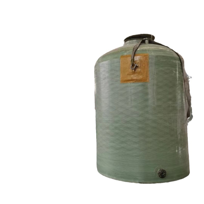Wrapped Corner Fiberglass Fire Water Tank Factory Wastewater Treatment Tank Acid and Alkali Resistant Container Underground Storage Anti-Corrosion