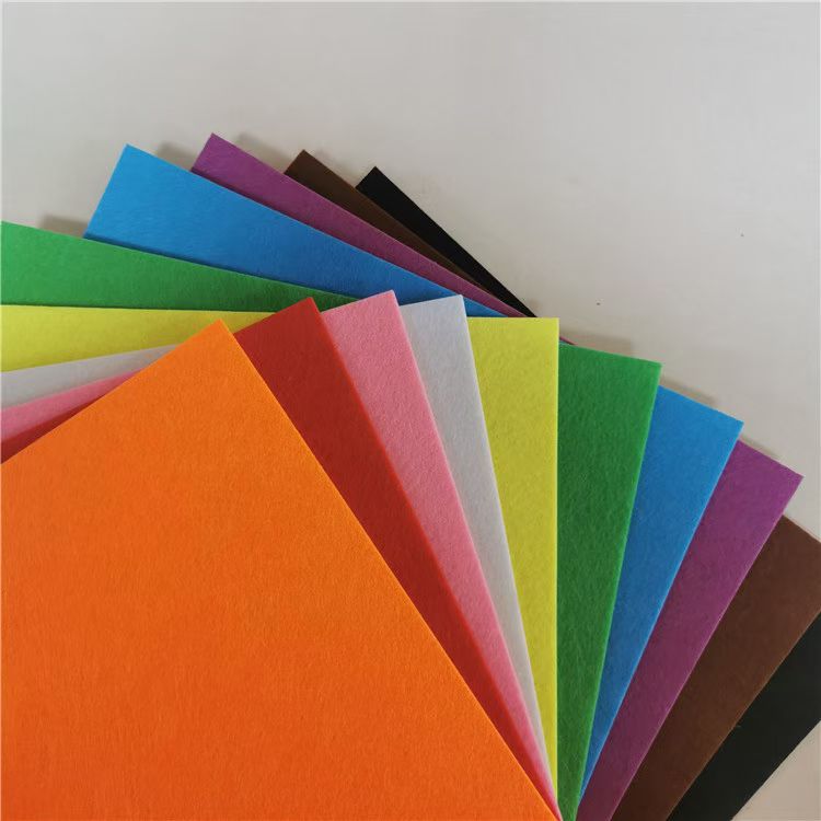 Non-Woven Colorful 1mm Fabric Kindergarten Kidsren DIY Handmade Materials 40 Colorful Decorative Felt Cloth Non-Woven Fabric