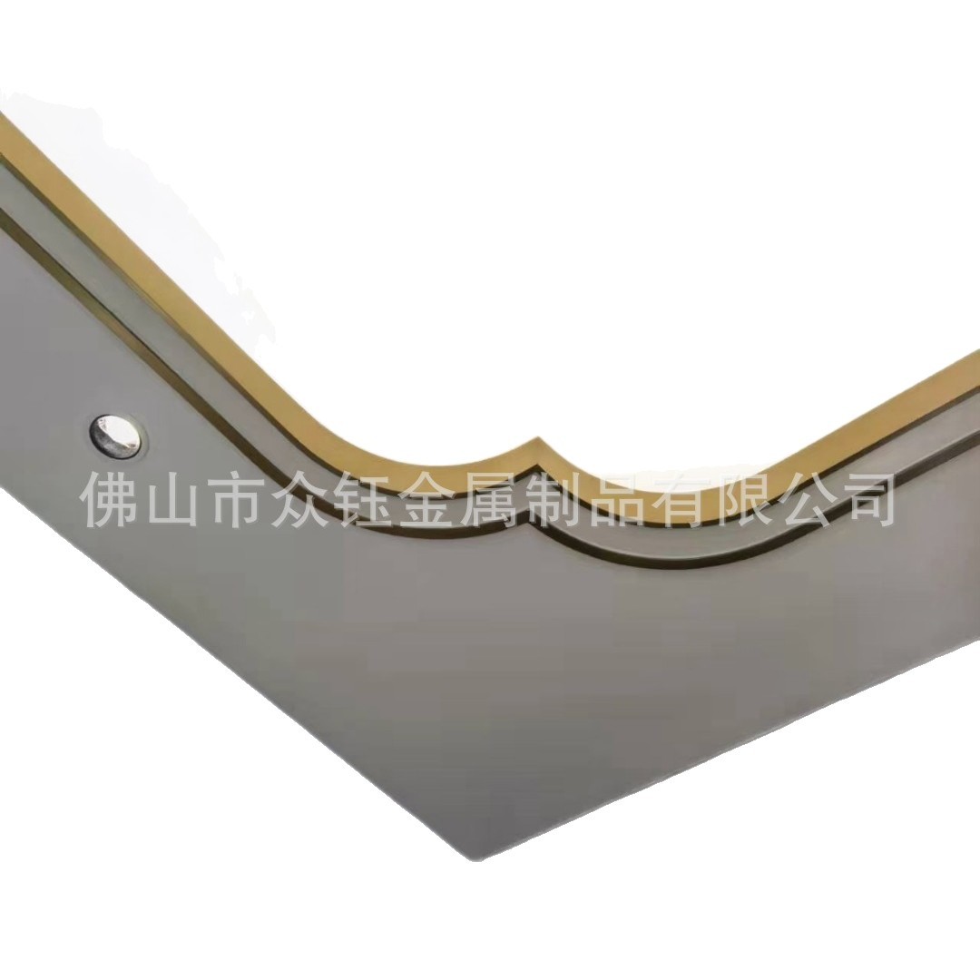 Villa Home Decoration Interior Decoration Stainless Steel Screen Relief Mural Living Room Screen Background Tv Niche