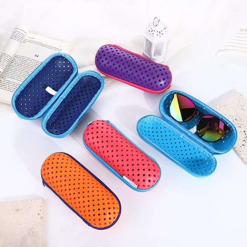 Travel Swimming Goggles Storage Box Swimming Equipment Swimming Goggles Storage Box Breathable Lightweight Glasses Case Hollow Waterproof Box
