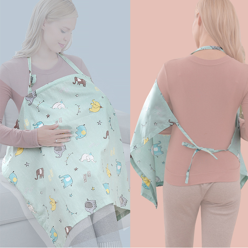 Breastfeeding Towel, Out-And-Out Feeding Artifact, Fig Leaf Cover, Multi-Functional Cover, Anti-Exposure Cloak, Summer Breathable and Thin