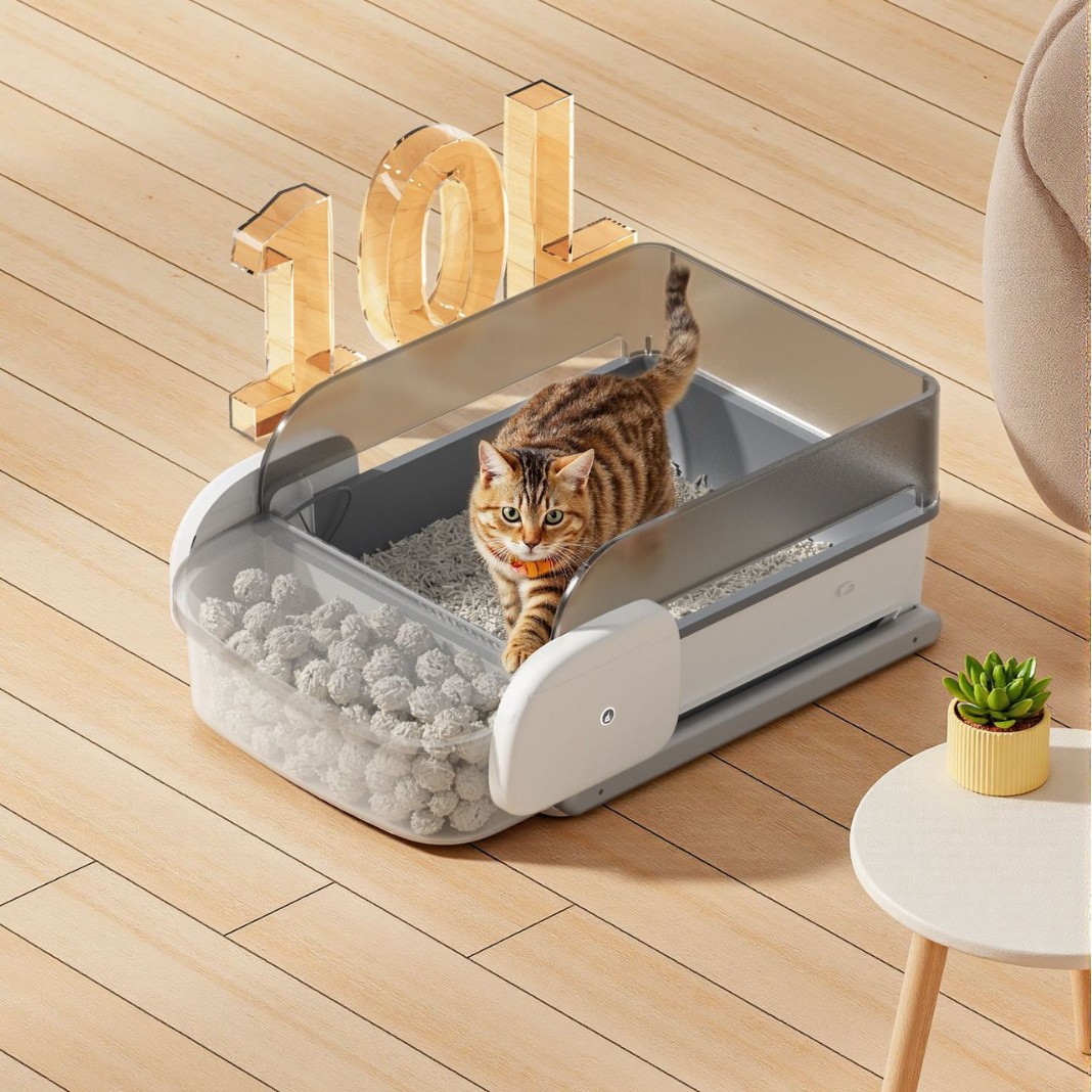 Open separate cleaning large capacity detachable APP control smart cat litter box
