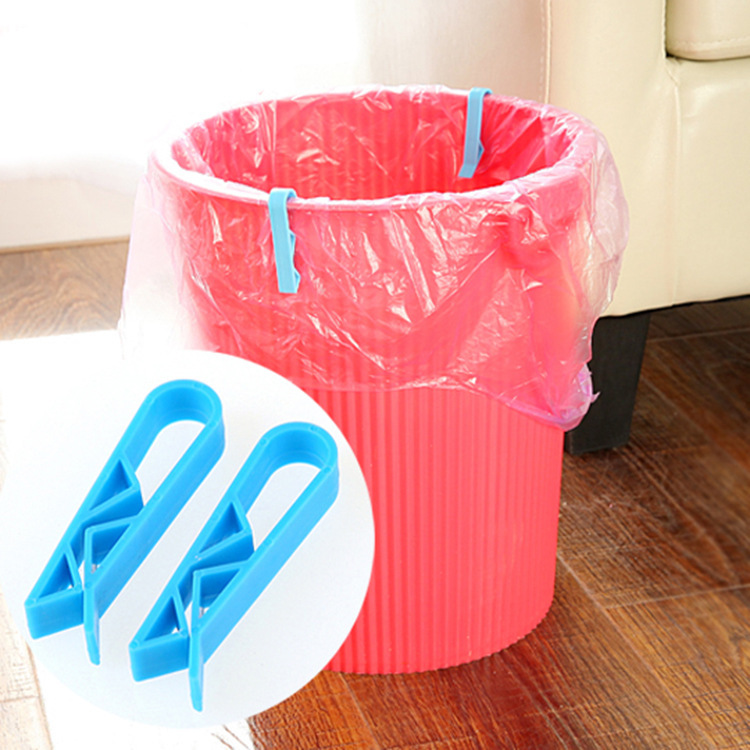 Trash bin clip Garbage bag fixing clip holder buckle edge device creative garbage bag non-slip clip bucket edge clip buckle