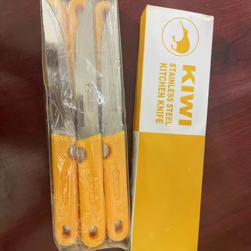 511kiwi yellow fruit knife multimeter exported to Southeast Asia stainless steel fruit knife