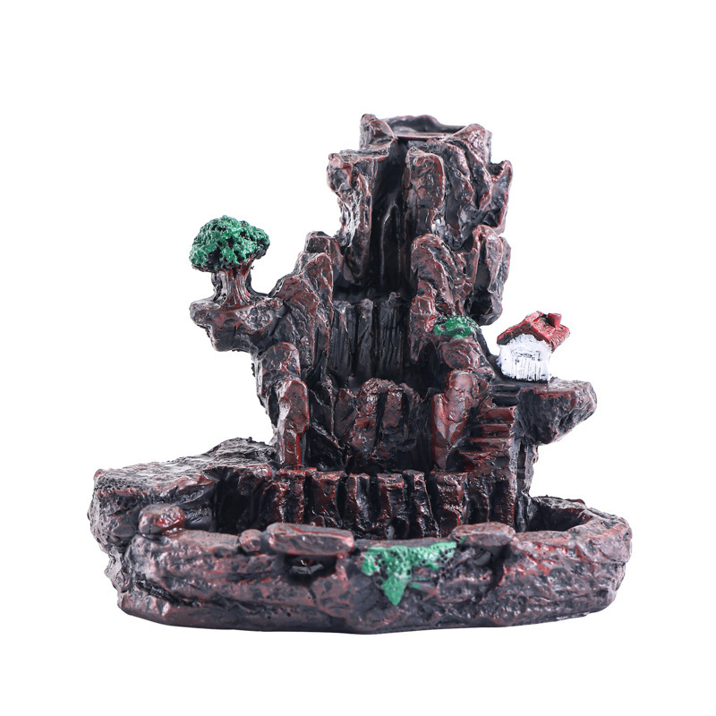A Variety of Creative Home Backflow Incense Burners, Alpine Flowing Water, Flowing Cloud Incense Burners, Aromatherapy Burner Ornaments, Resin Incense Burners, Incense Burners