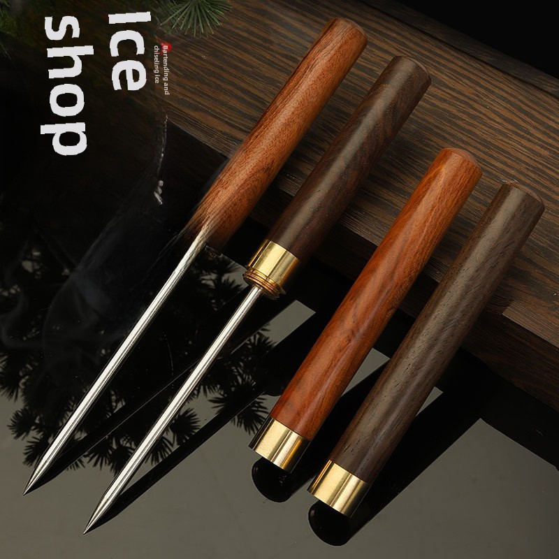 Japanese Export Bartending Chisel Ice Cone Ice Carving Ice Drill Ice Breaking Tool Ice Fork Round Ice Ball Cutter Ice Separator Ice Separator