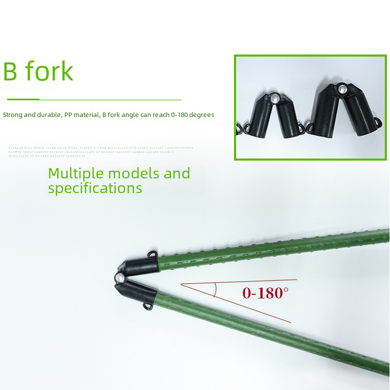 Plastic-coated steel pipe rattan rack accessories bracket pillar connecting pipe AB fork universal buckle cross buckle fixed spring buckle