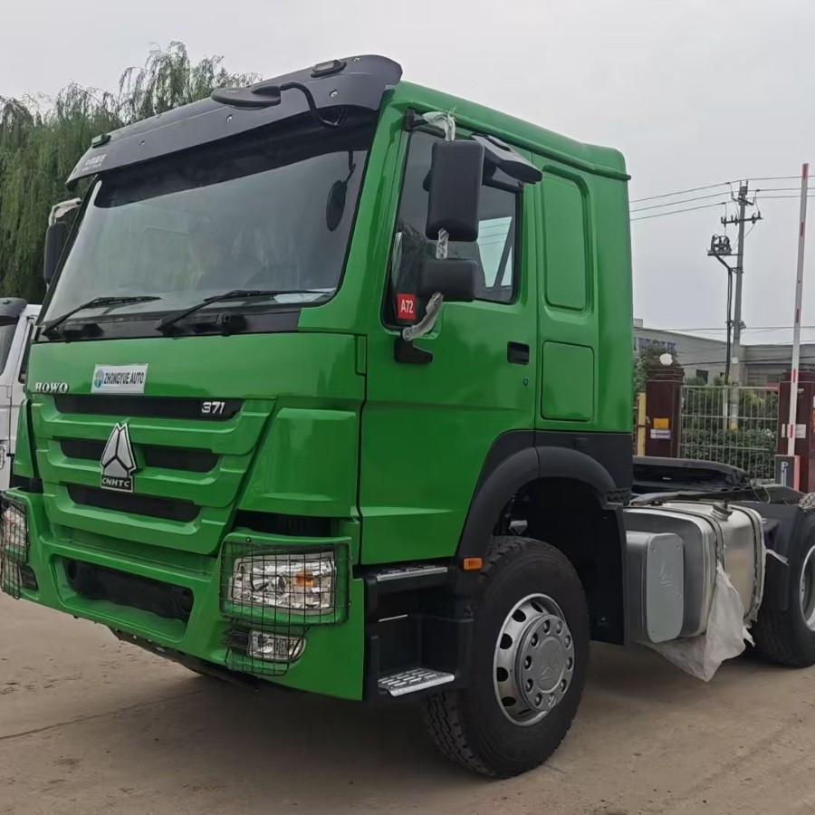 Экспортный инвентарь Sinotruk Howo, трактор с мощностью 371 л.с., двигатель Weichai, отремонтированный трактор