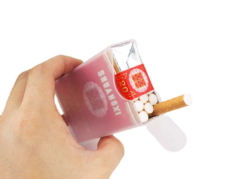 20 Pack Convenient Transparent Plastic Cigarette Case Soft Box Hard Box Women's Cigarette Case Various Style and Choice