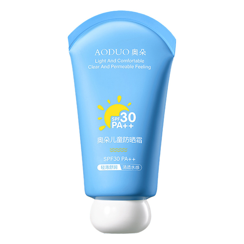 Children's Sunscreen Physical Sunscreen High Power Sunscreen Black Spf40+ Baby Sunscreen 1 Year Old Can Be Used All over the Body for Infants and Young Kidsren