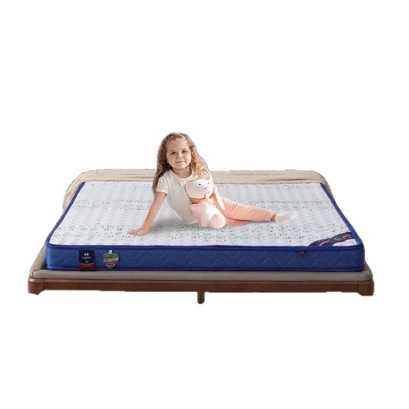 Children's Mattress Eco-Friendly Hard Spine Protection S Jute Mattress Removable and Washable Foldable Latex Plaid Sleep Mattress