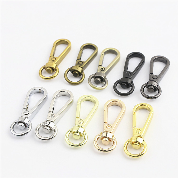 Крючковая пряжка светлого золота, серебра и цвета пистолета, большая пряжка-лобстер для собаки, соединительная пряжка, оптовые аксессуары для сумок