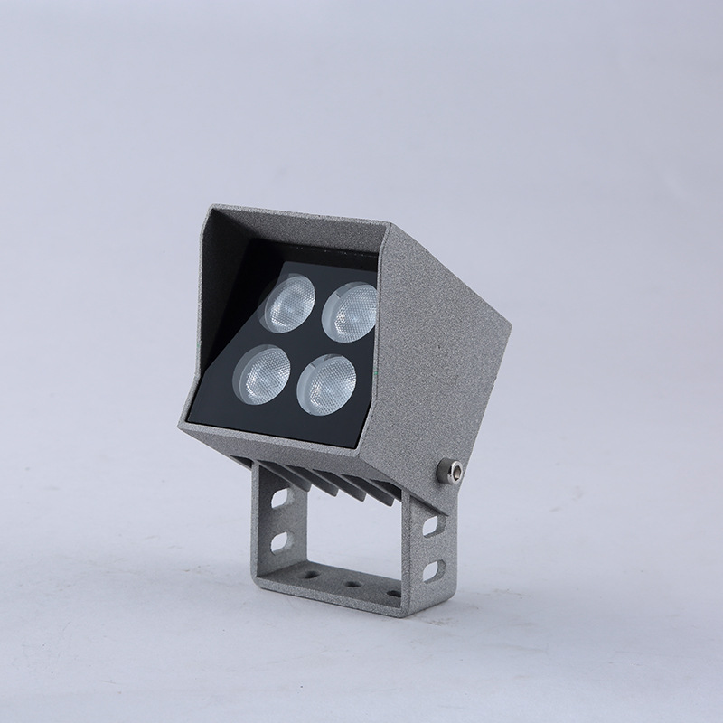 Factory Direct Supply Private Model Waterproof Die-Cast Aluminum Shell Kit Wholesale Rear Drive Rubik's Cube Floodlight Medium Material 65*65
