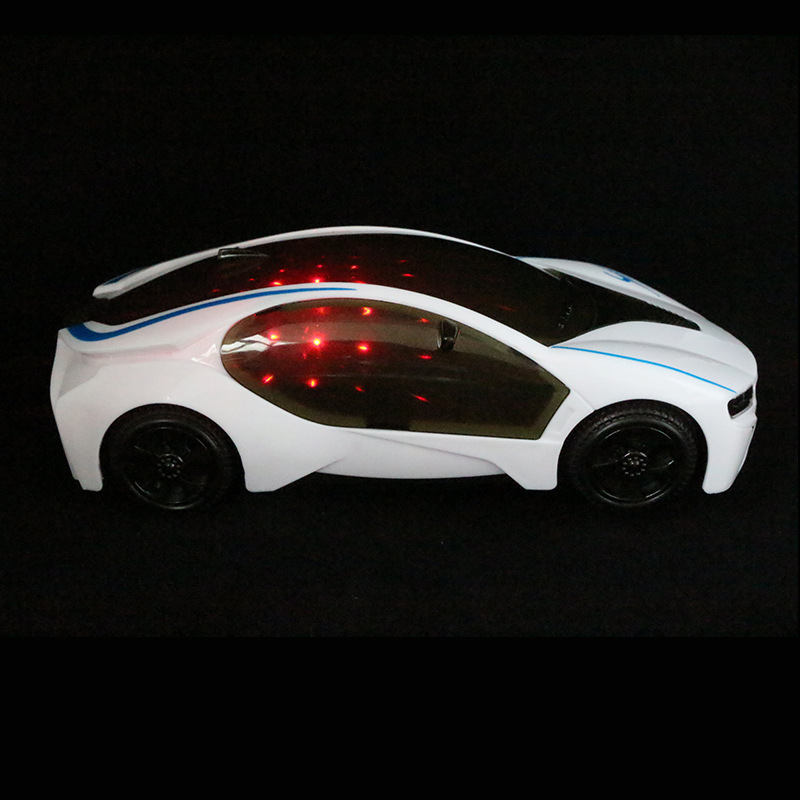Baby electric toy Music car sports car car Children's luminous music universal wheel boy toy car