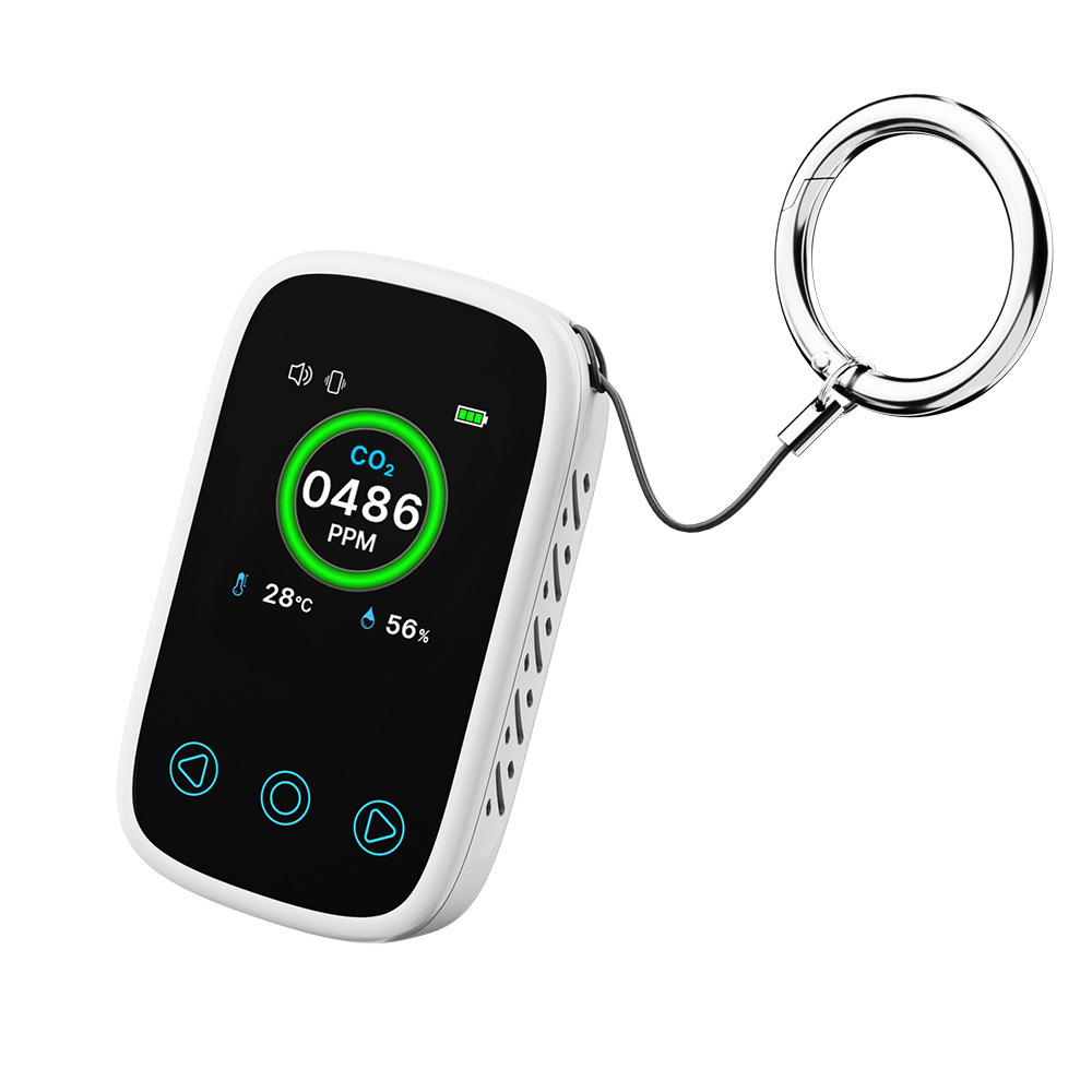 Mini Carbon Dioxide Detector Home Outdoor Portable New Co2 Temperature and Humidity Air Quality Monitor