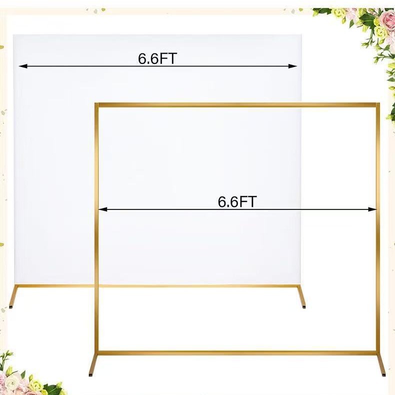 Arch-Shaped Background Elastic Fabric Cover for Birthday Parties, Weddings, White Square Arch, Special Elastic Fabric for Weddings