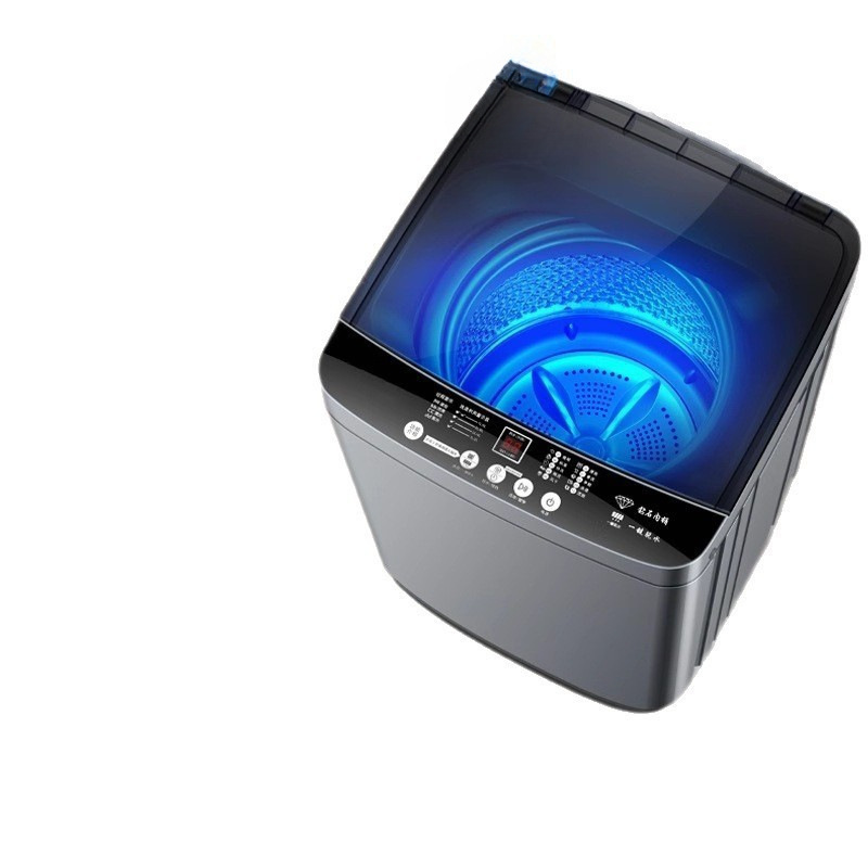 Fully Automatic 10kg Washing Machine for Home Rental, Small Underwear Pulsator Dryer, Washing and Drying Integrated Energy-Efficiency with Drainage