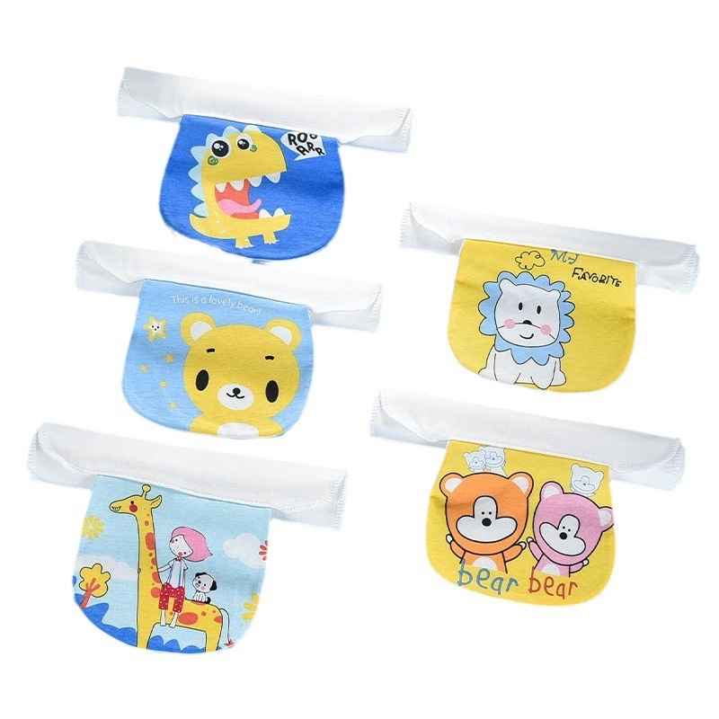 Children's cotton gauze four layers 1 baby cotton soft pad back towel cartoon sweat towel baby sweat towel kindergarten