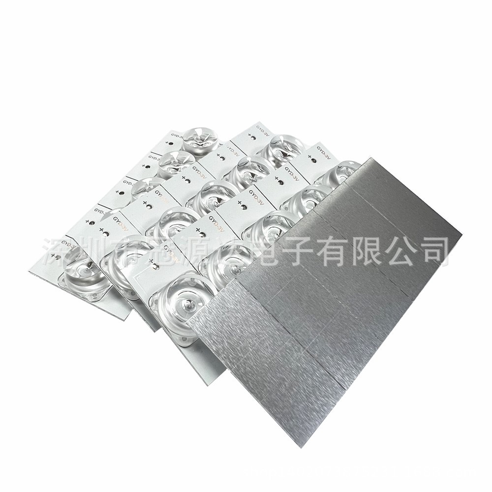 Aluminum Substrate 3V Concave Mirror Lens Headlight Beads Universal Lcd Tv Modified Led Lamp Beads Light Strip 32inch-65inch