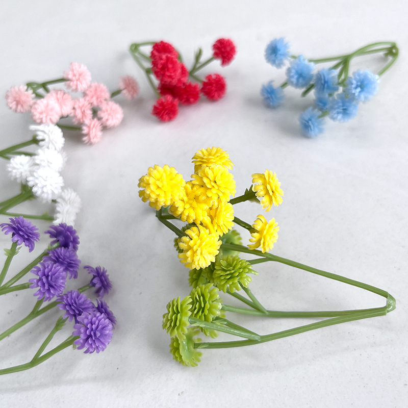 trigeminal imitation flower diy handmade matching clothing hair decoration fake flower floral shooting props