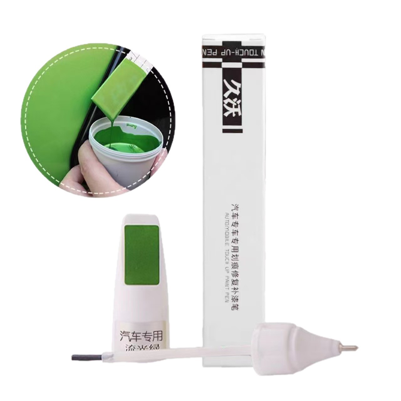 Manufacturer Supplies Car Touch-Up Paint Pens in White and Black for Repairing Scratches and Scuffs on Car Paint Surfaces, Tire Paint Pen