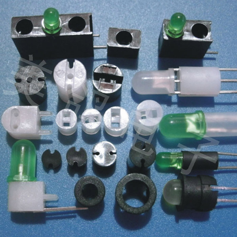 Led Isolation Column Double Hole Pa66 Black Double Slot Led Lamp Holder Double Pit Led Spacer Column Diode Led Pad Column