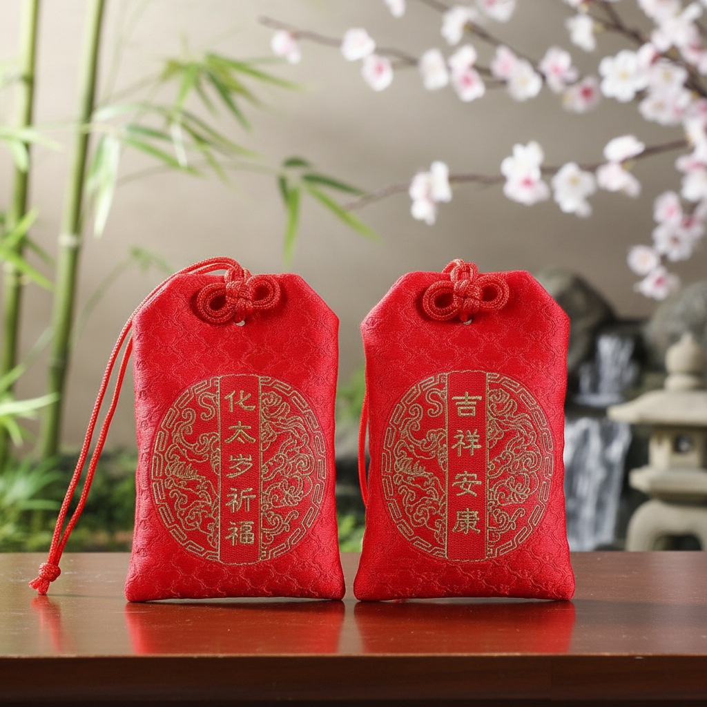Fragrant Sachet for the Mid-Autumn Festival, Chinese-Style Sachet, Neck-Hanging Sachet, Chinese-Style Lucky Bag Pendant, Blessing Bag for Good Fortune and Academic Success, Empty Bag