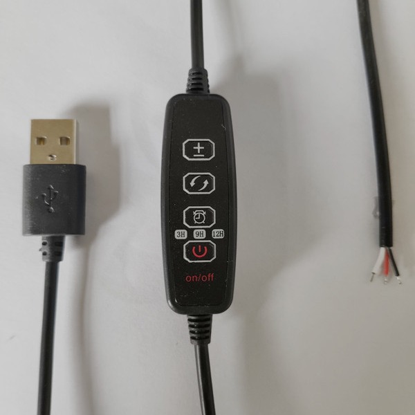 LED table lamp switch line dimming color [two-color temperature timing