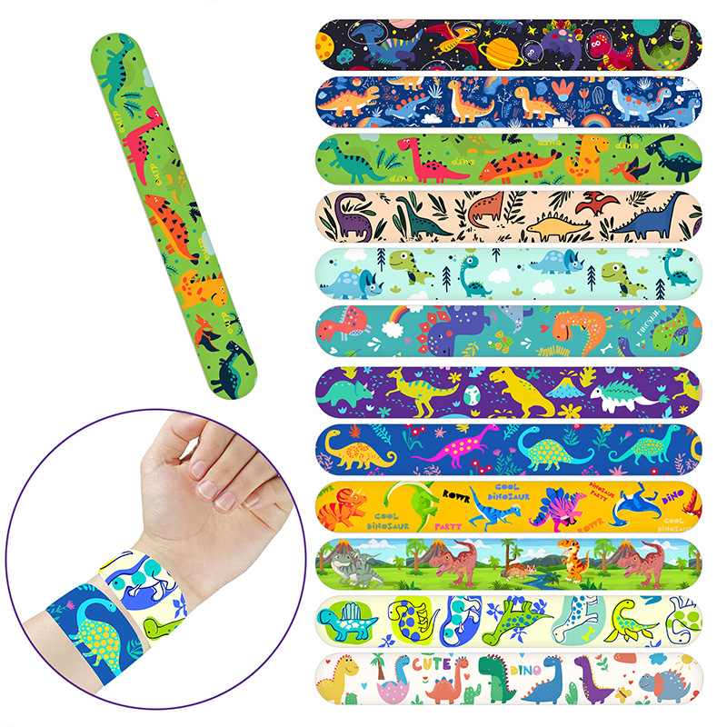 Браслет-игрушка для детей Jurassic World Динозавр Snap Circle Retro Footprint PVC