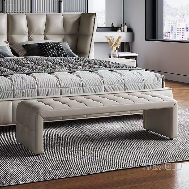 Modern Minimalist Bedroom Light Luxury Bedside Bench Clothing Store Dressing Room Beauty Bench Shoe Changing Bench Long Bench End of Bed Bench