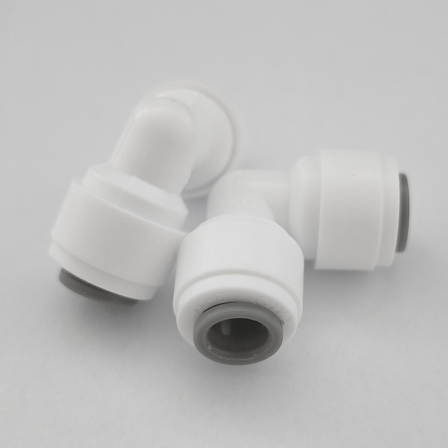 Two-part elbow 4040 joint water purifier fittings pipe joint filter water purifier 2-part PE pipe fittings right angle conversion
