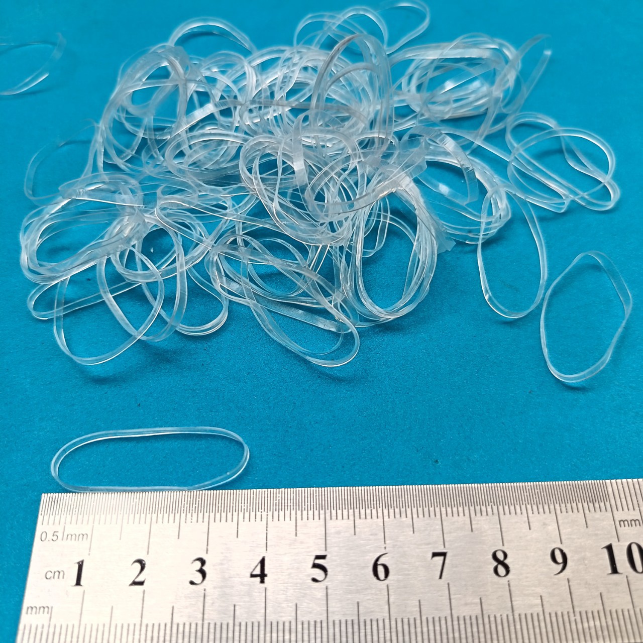 Transparent rubber band transparent rubber band rubber band factory high temperature resistant anti-aging dust and tasteless