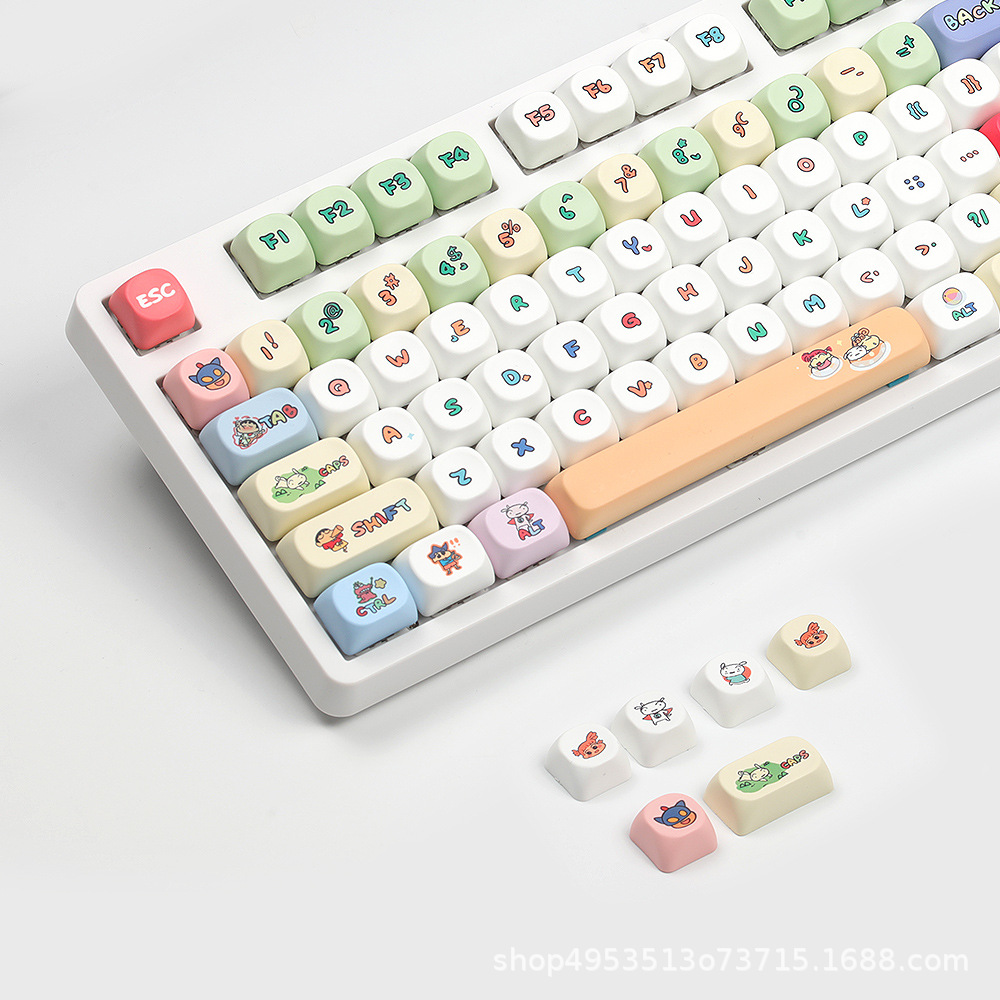 Клавиша Crayon Xiaoxin термопереносной процесс Moa высота кросс-отверстие спутниковый вал универсальная механическая клавиатура