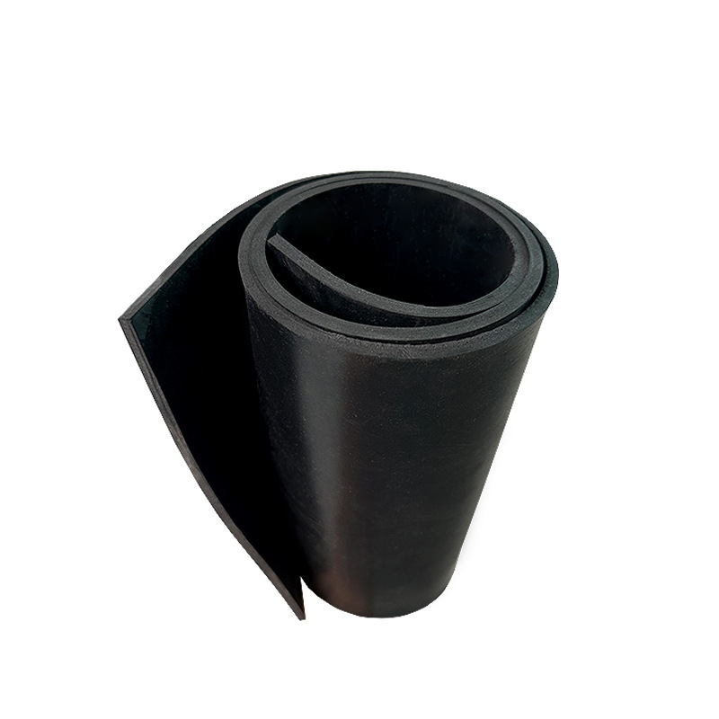 Customized Factory Floor Covering Wear-Resistant Industrial Rubber Mat 3mm Black Rubber Sheet 5mm Rubber Floor Carriage Shock-Absorbing Rubber Sheet