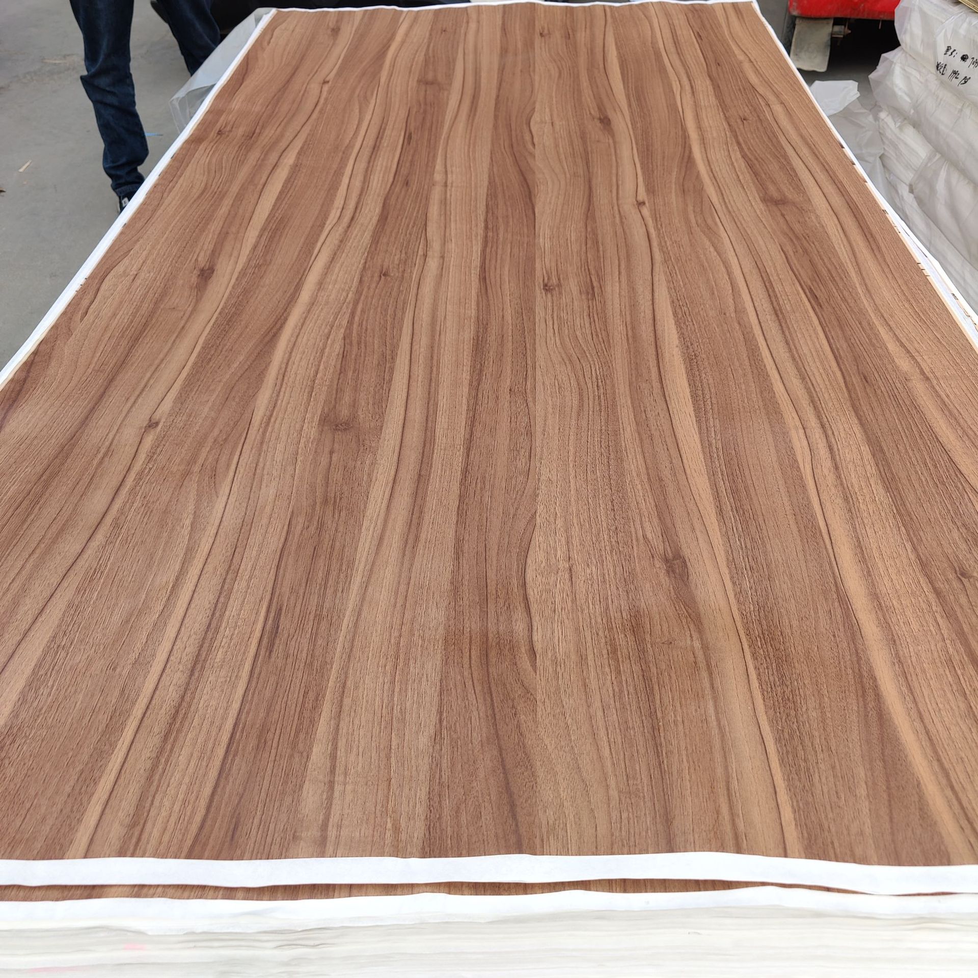 Melamine Paper Plus Non-Woven Technology Wood Composite Laminated Paper Pur Hot Patch Export Exclusive Supply