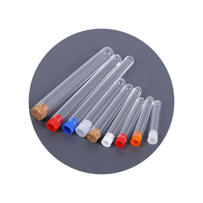 12-20mm Disposable Plastic Test Tube Manufacturer Supplies Various Specifications of Transparent Hard Test Tubes Plastic Free Test Tubes