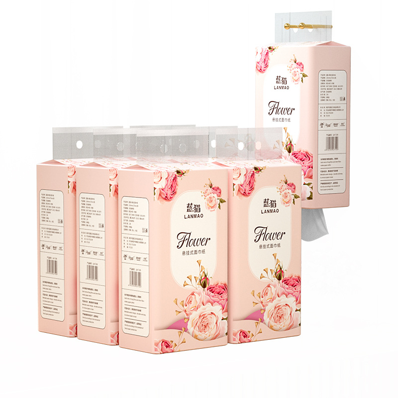 [Exclusive for New Customers] 2 Packs of Hanging Tissue Paper, Toilet Paper, Napkins, Hand Wiping Paper, Whole Box Value Pack, Wholesale Tissue Paper