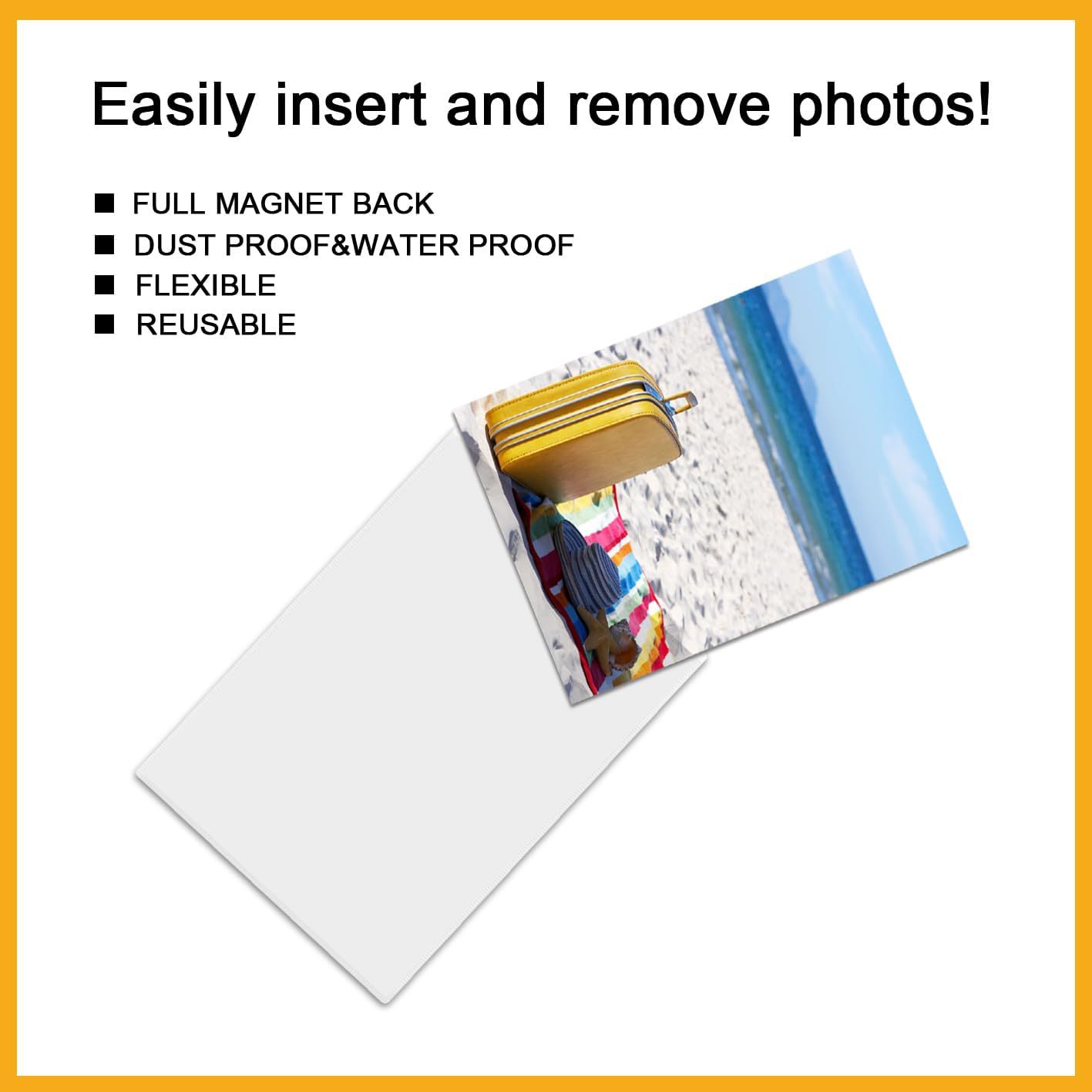 Foreign trade thickened transparent hard rubber sleeve 8.5*11 inch simple photo frame advertising display card foreign A4 certificate card holder