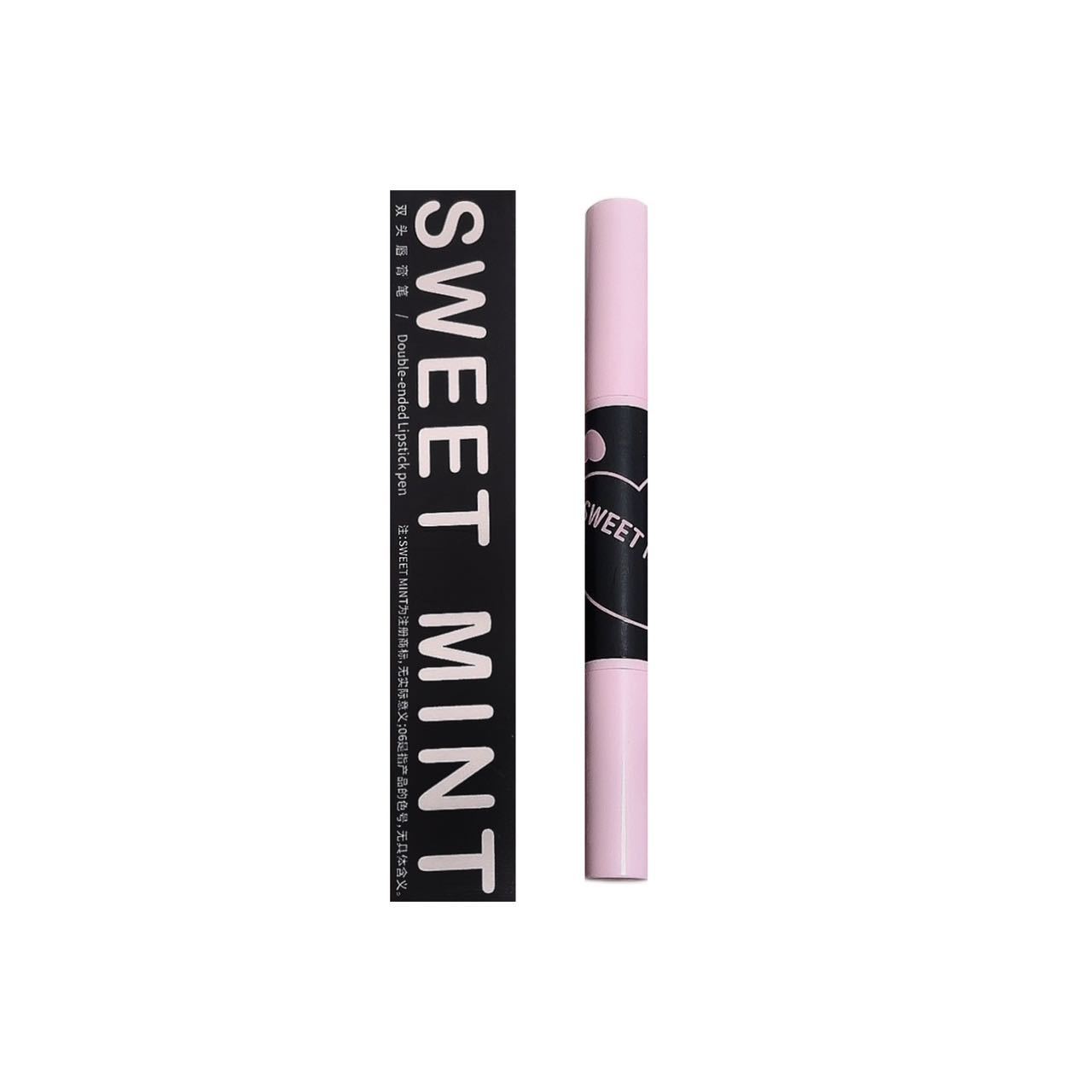 Sweetmint Double-Ended Lipstick Pen Lip Liner Two-In-One Outline Lip Shape Matte Matte Double-Ended Lip Liner