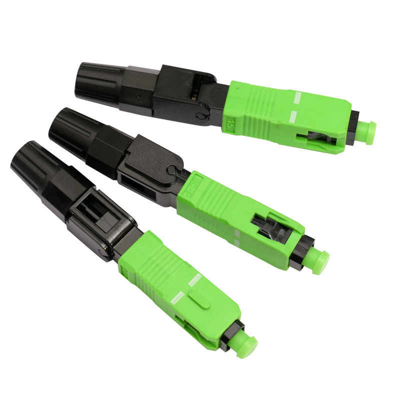 10pcs FTTH fiber to the home connector SC quick connect SC quick connector embedded cold connector telecom grade