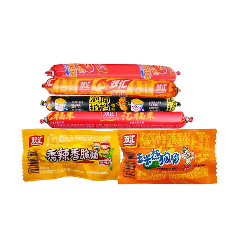 Shuanghui Fulai Ham Sausage Spicy Corn Crisp Sausage Chicken Incense King of Kings Instant Noodles Partner Steamed Grilled Sausage Starch Meat