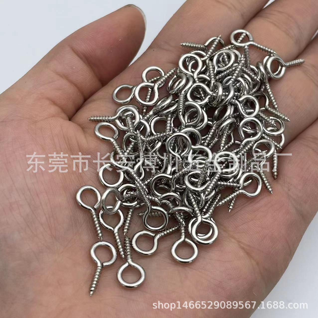 Self-tapping screw eye nail thread sheep angle nail DIY handmade accessories