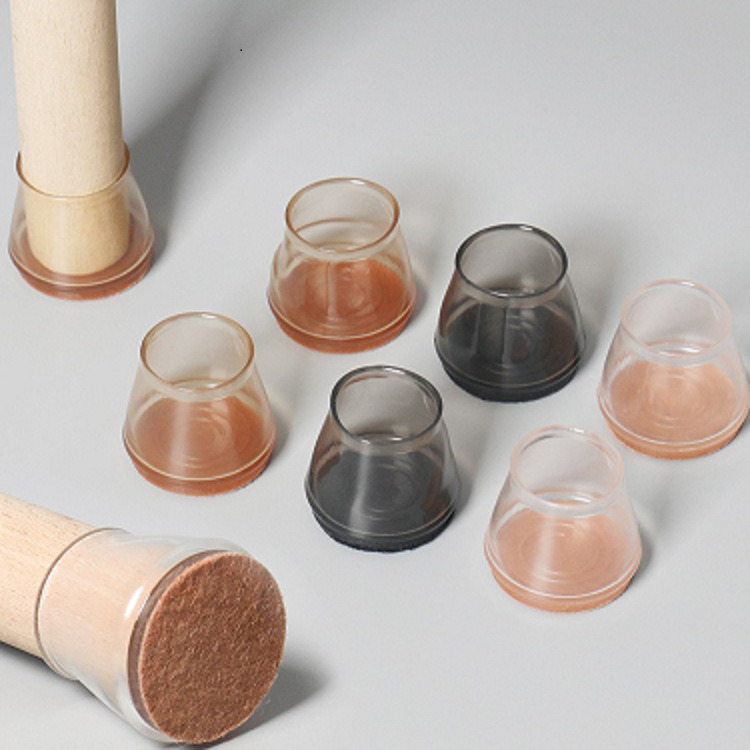 Silent Wear-Resistant Table Foot Stool Chair Foot Pad Stool Foot Cover Table and Chair Foot Pad Silicone Chair Foot Cover Chair Leg Protective Cover