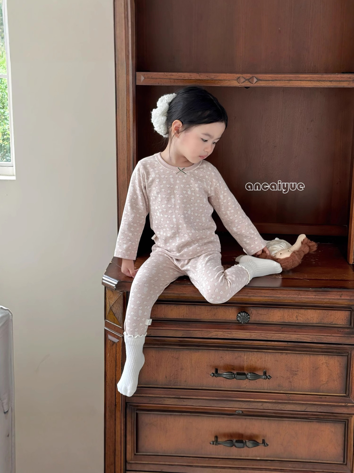 【300G】Children's Soft Cloud-Like Cotton Thermal Pure Cotton Underwear Thickened Set Pajamas Autumn Clothes Autumn Pants Loungewear