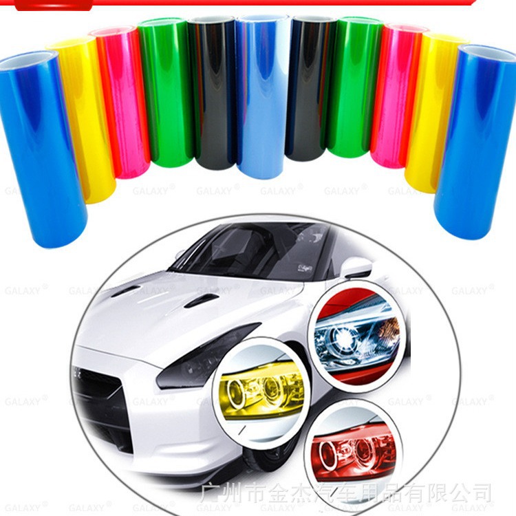 Пленка для автомобильных фар с глянцевым цветом, меняющая цвет, пленка для ламп, пленка для тормозных и задних огней, пленка для мотоциклетных ламп 30смx60см