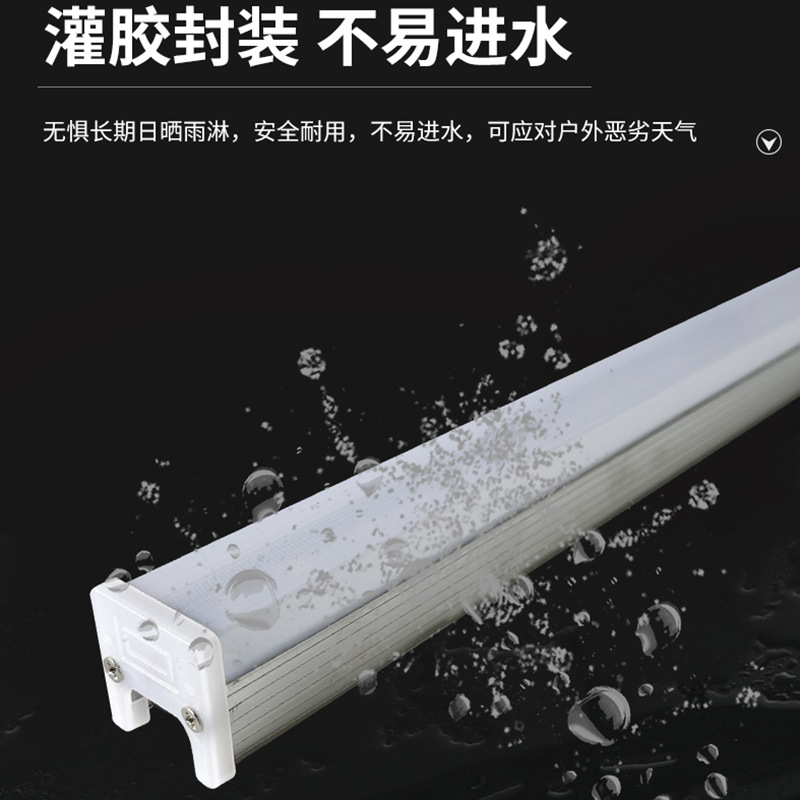 Outdoor Linear Lights, Guardrail Tubes, Facade Beautification, Wall Lighting, Building Outline Waterproof Strip Lights, Led Linear Lights
